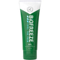 Biofreeze pain relieving gel four ounce tube front view showcasing packaging