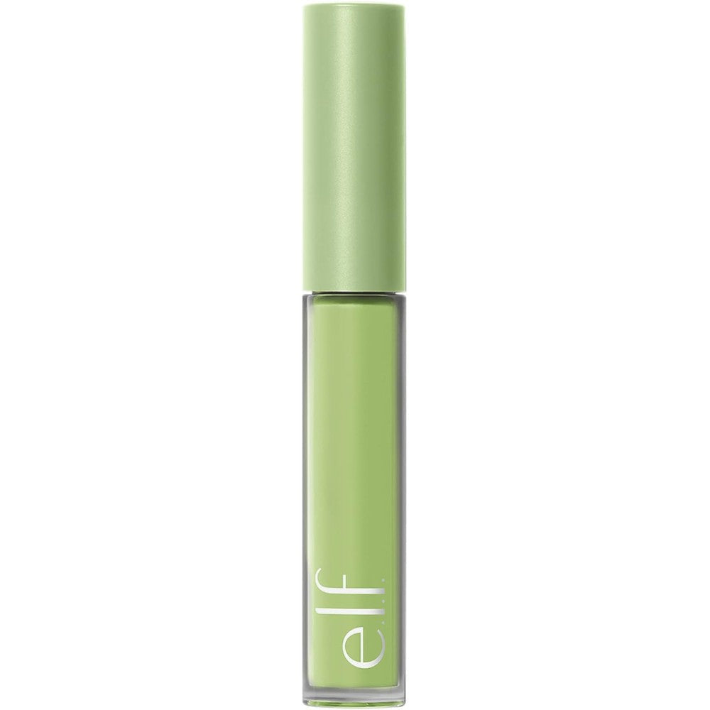 E.l.f. Camo Color Corrector Green front view showing the hydrating liquid formula tube.