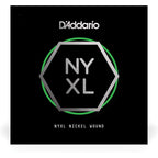 D'Addario NYXL Nickel Wound Electric Guitar Single String front view package showcasing point zero four six gauge replacement string