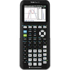 Texas Instruments TI-84 Plus CE graphing calculator front view showing color screen display