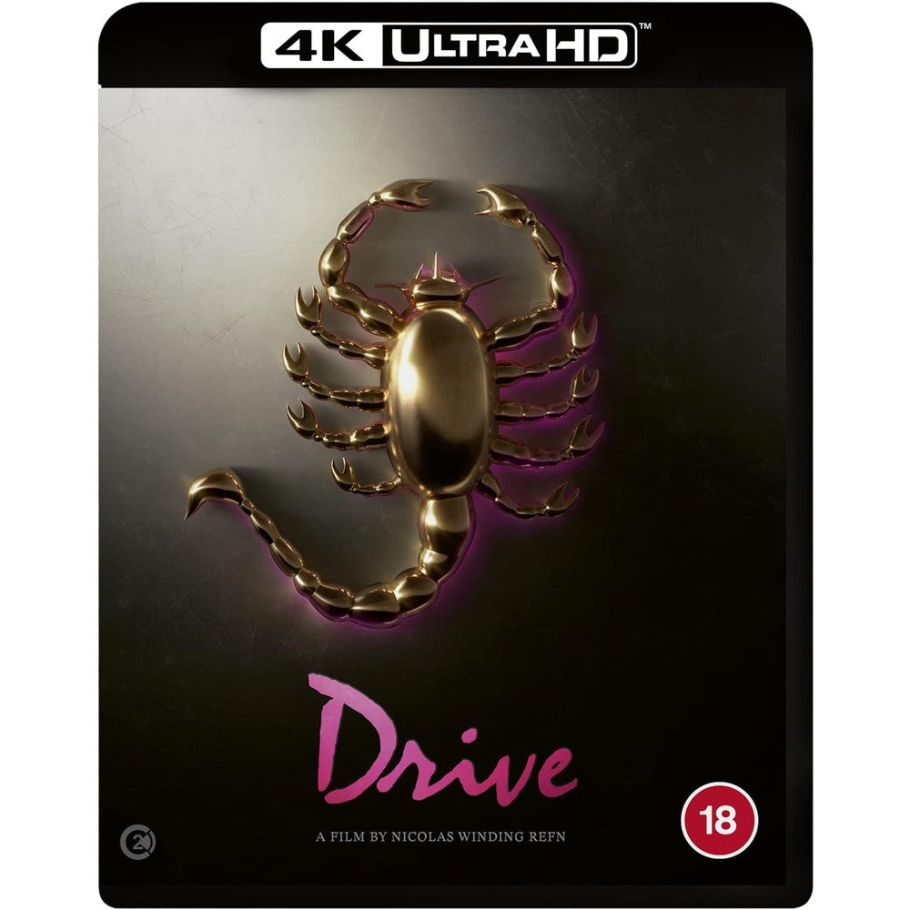 Second Sight Films Drive 4K Ultra HD Steelbook front view collectible movie packaging