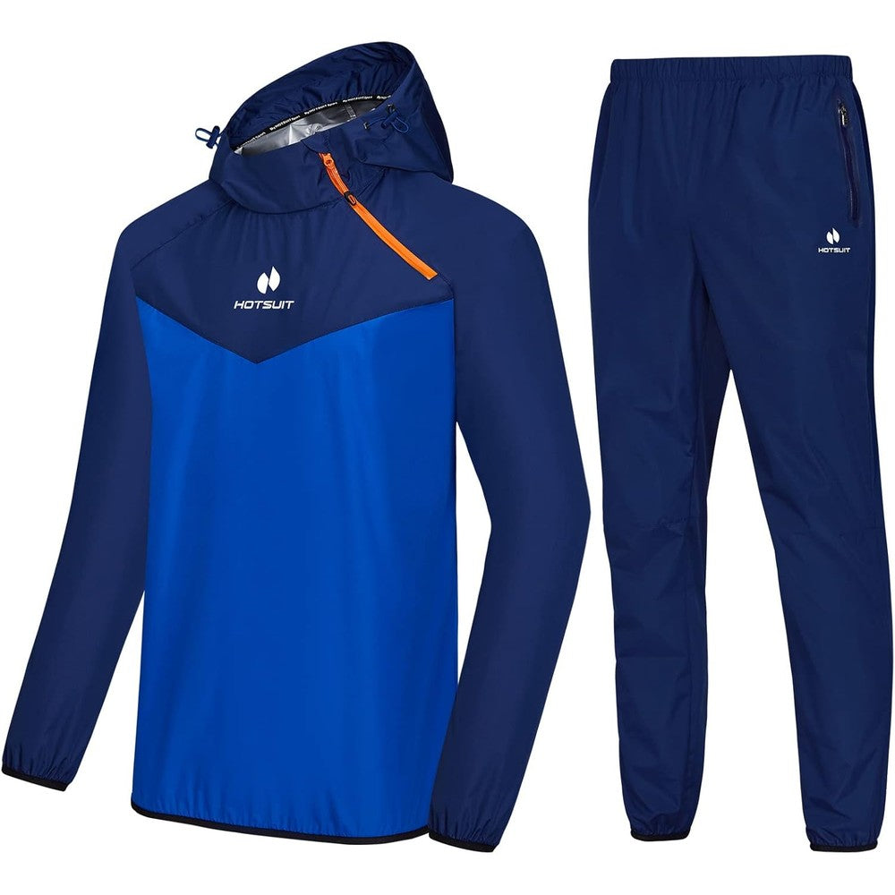 HOTSUIT sauna suit for men front view sweat jacket