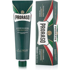 Proraso Refreshing And Invigorating Shaving Cream With Eucalyptus Oil And Menthol For Men 150 Grams