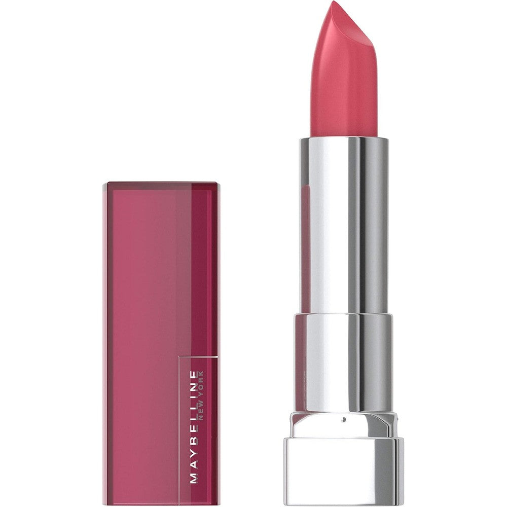 Maybelline Color Sensational Cream Finish Lipstick Pink Wink front view showing bullet color