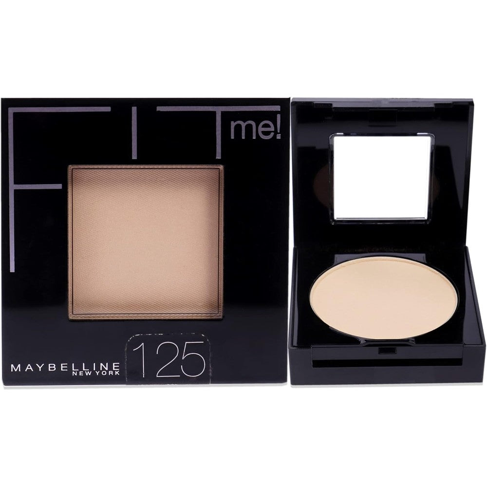 Maybelline Fit Me Set and Smooth Powder Nude Beige front view packaging