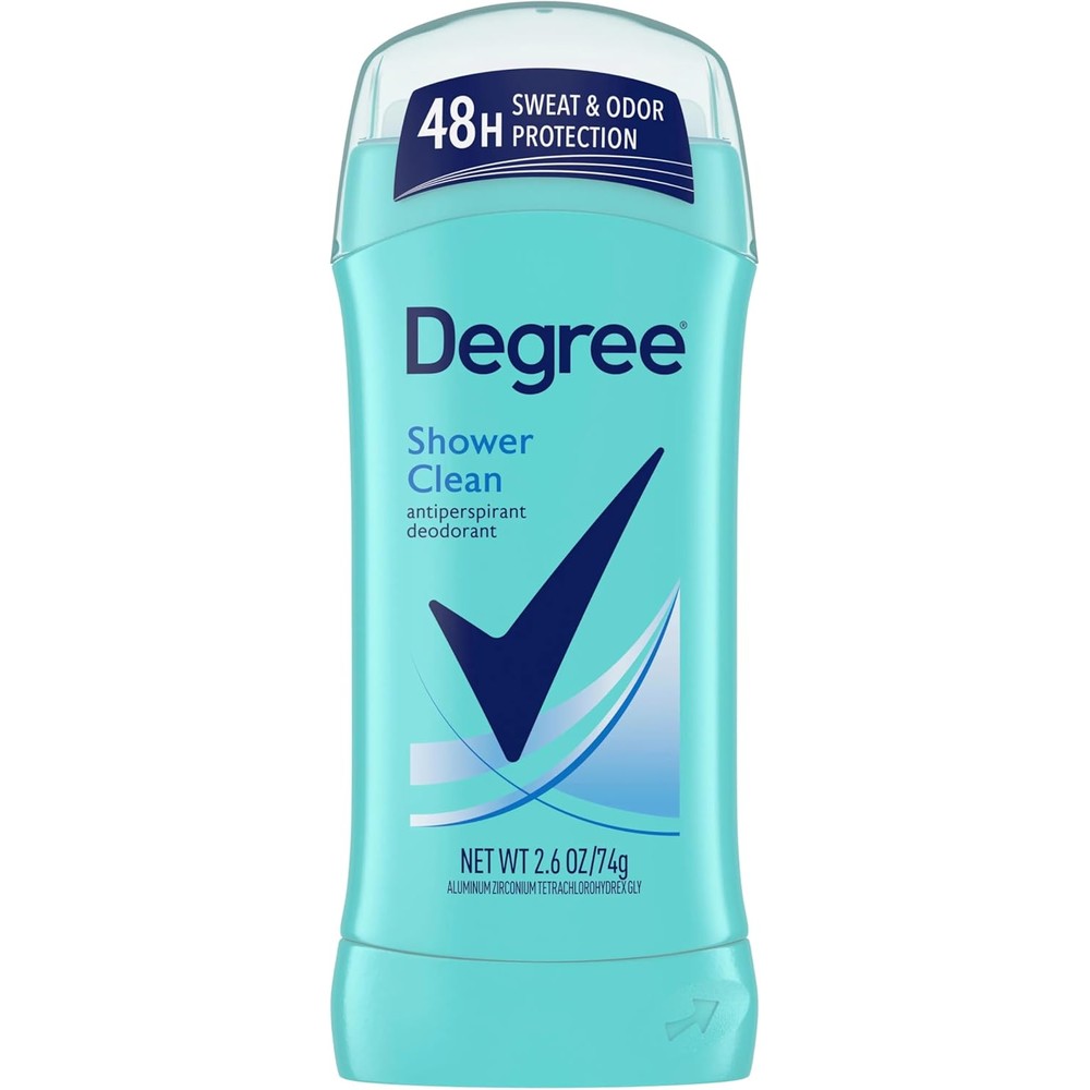 Degree Women MotionSense Shower Clean Antiperspirant Deodorant 3 Pack front view