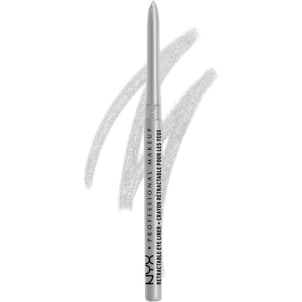 NYX Professional Makeup Mechanical Eyeliner Pencil Silver front view packaging