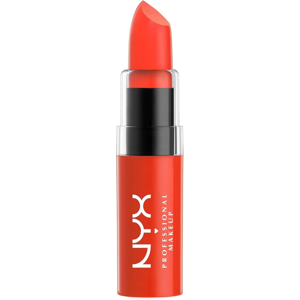 NYX Professional Makeup Butter Lipstick Fireball front view authentic satin lipstick