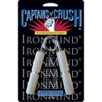 IronMind Captains of Crush hand gripper front view showcasing knurled aluminum handles