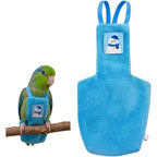 CXYYXF blue warm bird diaper front view with snowman patch
