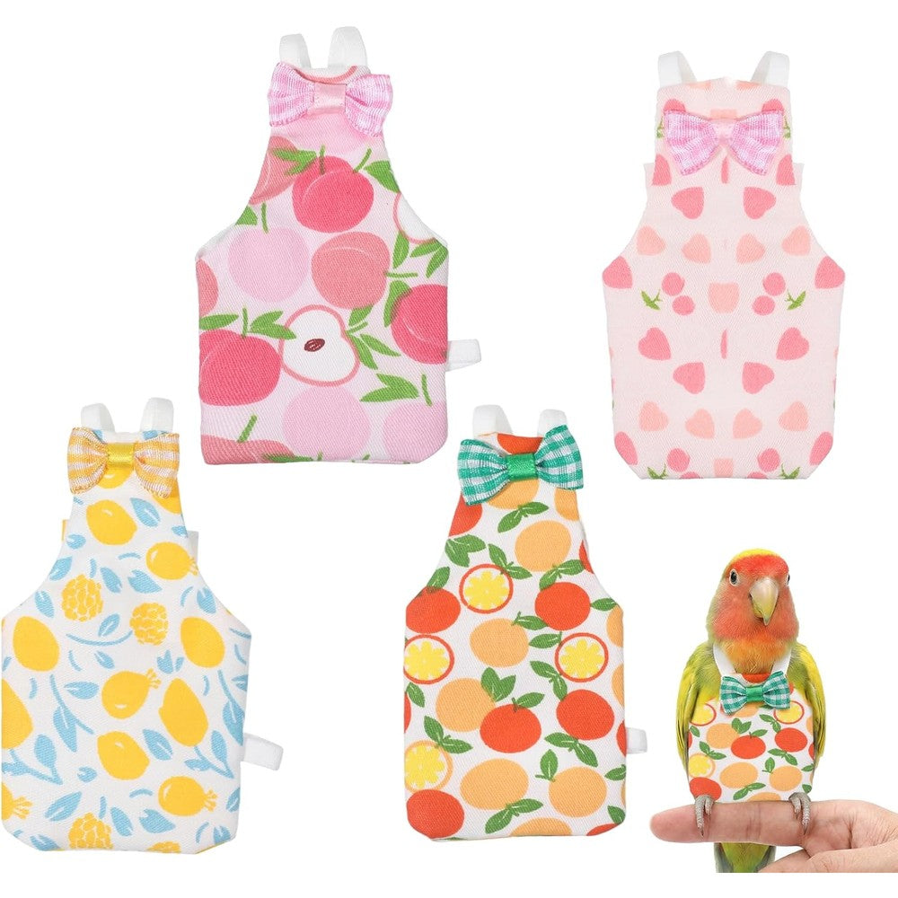 QFGasre four piece reusable bird diaper flight suit front view