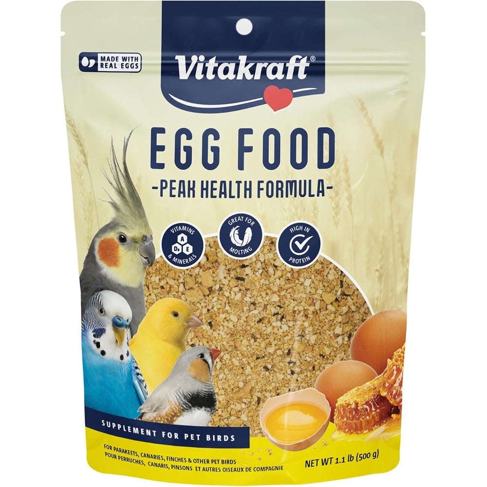 Vitakraft VitaSmart Egg Food 1.1 Pound bag front view bird supplement