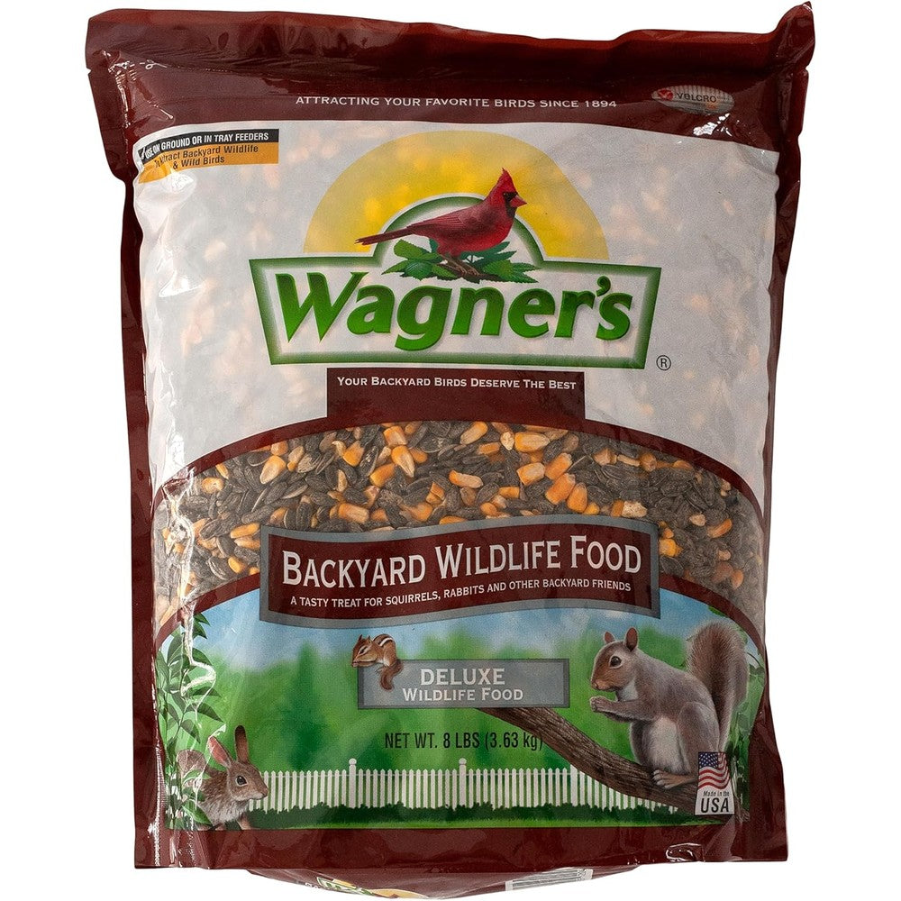 Wagners 62046 Backyard Wildlife Food Premium Nut And Seed Blend For Small Animals 8 Pound Bag