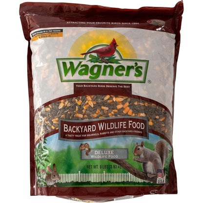 Wagners 62046 Backyard Wildlife Food Premium Nut And Seed Blend For Small Animals 8 Pound Bag