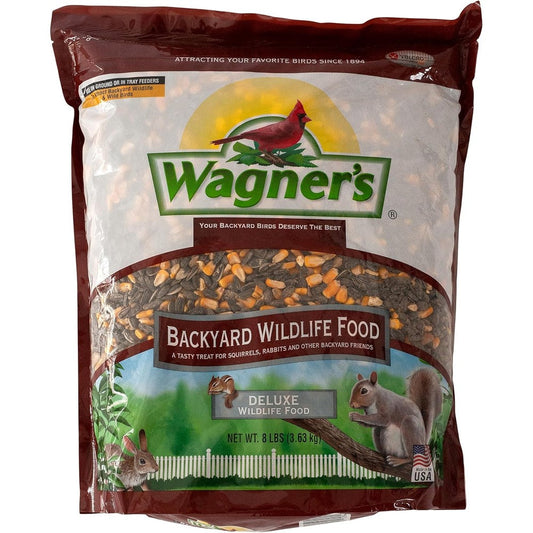 Wagners 62046 Backyard Wildlife Food Premium Nut And Seed Blend For Small Animals 8 Pound Bag