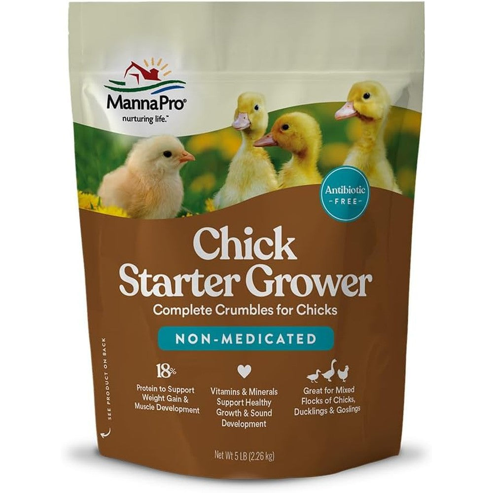 Manna Pro Chick Starter Feed front view 5 pound bag