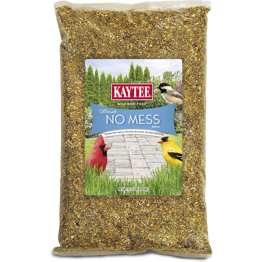 Kaytee Wild Bird Ultimate No Mess Wild Bird Food Seed With Hulled Sunflower Hearts And Shelled Peanuts For Colorful Songbirds 9.75 Pound