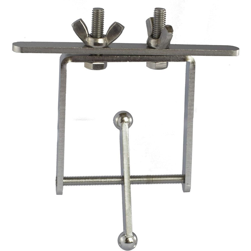 Busy Bird Spinner Stainless Steel Parrot Toy front view for large birds
