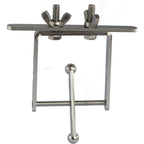Busy Bird Spinner Stainless Steel Parrot Toy front view for large birds