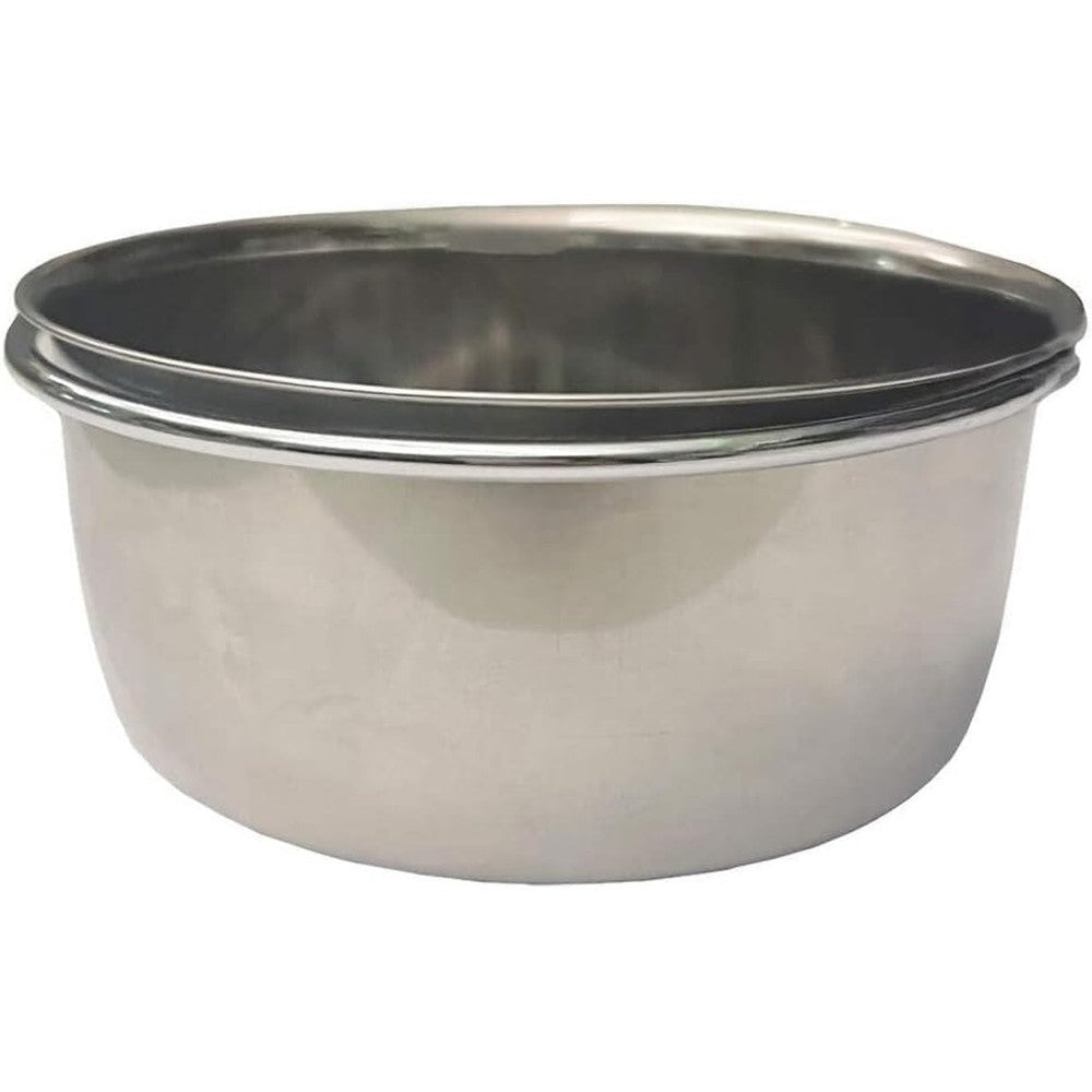 A&E Cage Company Stainless Steel Coop Cup For Bird Cages 20 Ounce Capacity Durable Pet Feeding Bowl