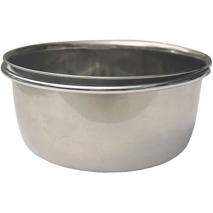 A&E Cage Company Stainless Steel Coop Cup For Bird Cages 20 Ounce Capacity Durable Pet Feeding Bowl