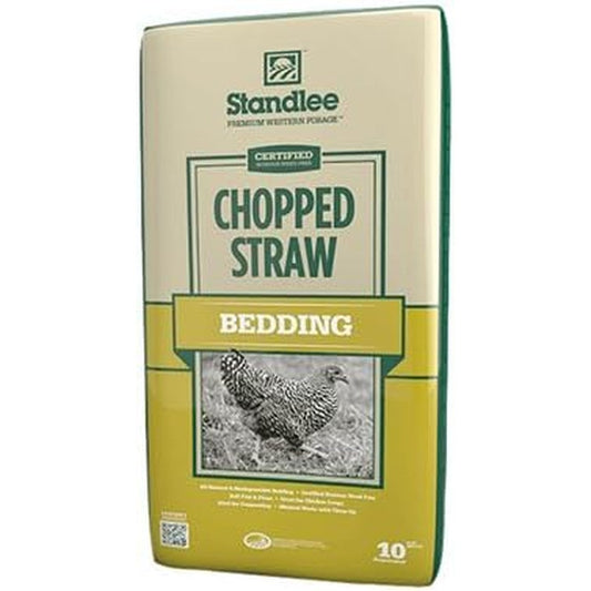 Standlee Certified Chopped Straw Bedding For Small Animals And Poultry 25 Pound Bag All Natural Biodegradable Wheat Or Barley Straw