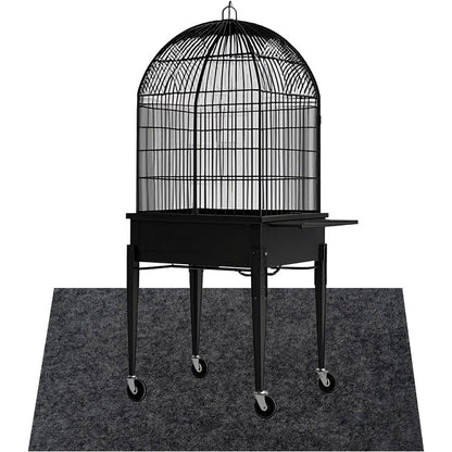 Lymoi Large Bird Cage Mat 36x48 Inch Under Pet Cage Floor Protector For Bird Cages Reptile Aquariums And Dog Kennels Waterproof Felt