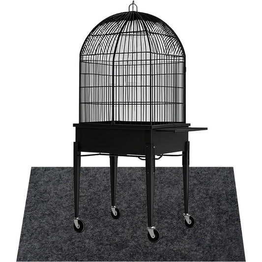 Lymoi Large Bird Cage Mat 36x48 Inch Under Pet Cage Floor Protector For Bird Cages Reptile Aquariums And Dog Kennels Waterproof Felt