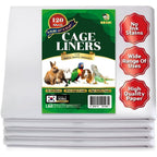 Ha Shi Bird Cage Liners 120 Sheets front packaging view for pet bird habitats