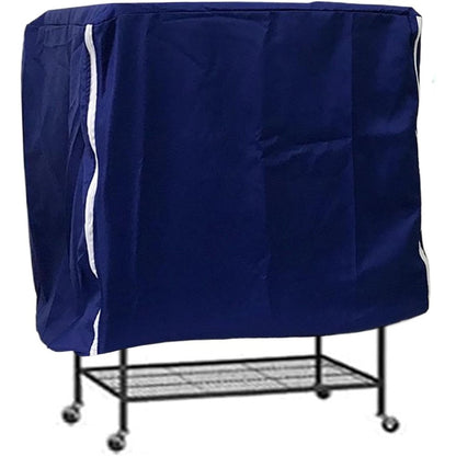 Szaluyk Bird Cage Cover For Night Windproof Breathable Dustproof Fabric Light Blocking Pet Crate Cover For Parakeets And Parrots Extra Large Blue
