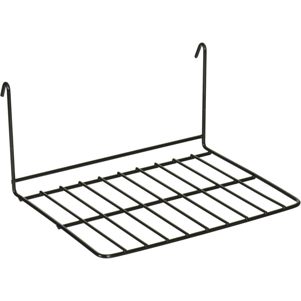 Prevue Hendryx Black Wire Patio Sundeck small bird cage platform front view
