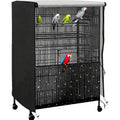 Mieuxlley universal bird cage cover front view with star pattern