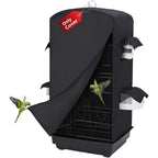 Harazame blackout bird cage cover front view showing dimensions