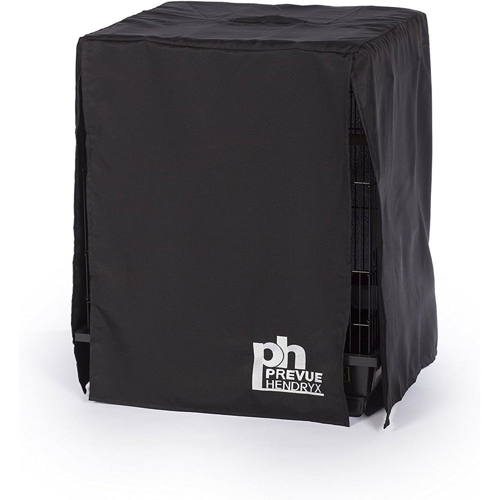 Prevue Pet Products Universal Bird Cage Cover Medium Black Lightweight Breathable Nylon Fabric Night Drape Model 12502