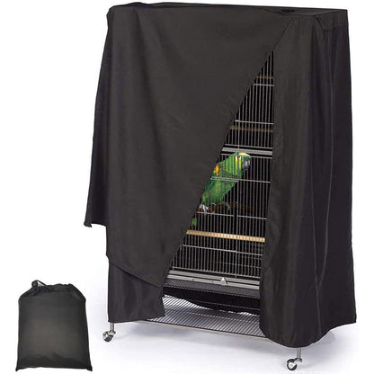Fhiny Bird Cage Cover Waterproof Good Night Blackout Birdcage Shield Durable Washable Windproof Cover For Parrots And Parakeets Large