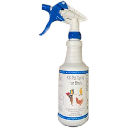 Fur And Feathers KG Pet Spray For Birds Natural Enzyme Ready To Use Anti Parasite Formula 16 Ounce