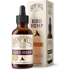 Hemp Well organic bird hemp oil 2 fluid ounce bottle front view
