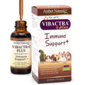 Amber NaturalZ Vibactra Plus front view of 1 Fluid Ounce glass bottle