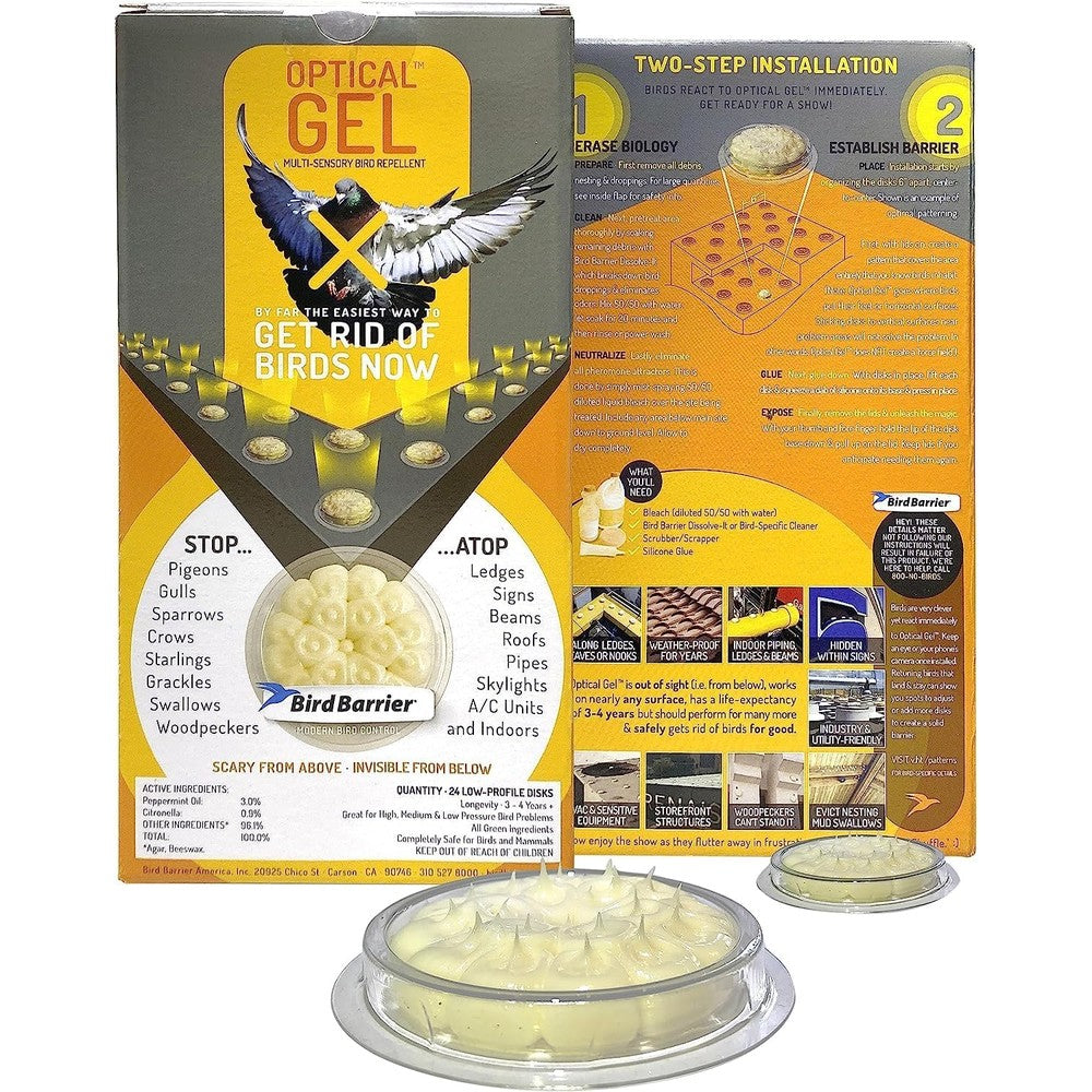 Bird Barrier Optical Gel 24 Pack front view packaging