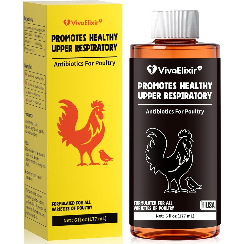 VivaElixir poultry respiratory aid front bottle view