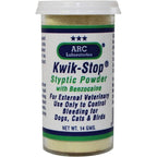 Miracle Care Kwik Stop Styptic Powder front view 14 grams bottle for pet first aid
