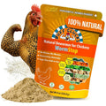 Buff Clucks WormStop natural chicken dewormer powder front pouch view