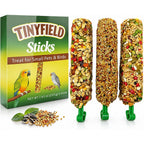 Tinyfield bird treats sticks front view packaging