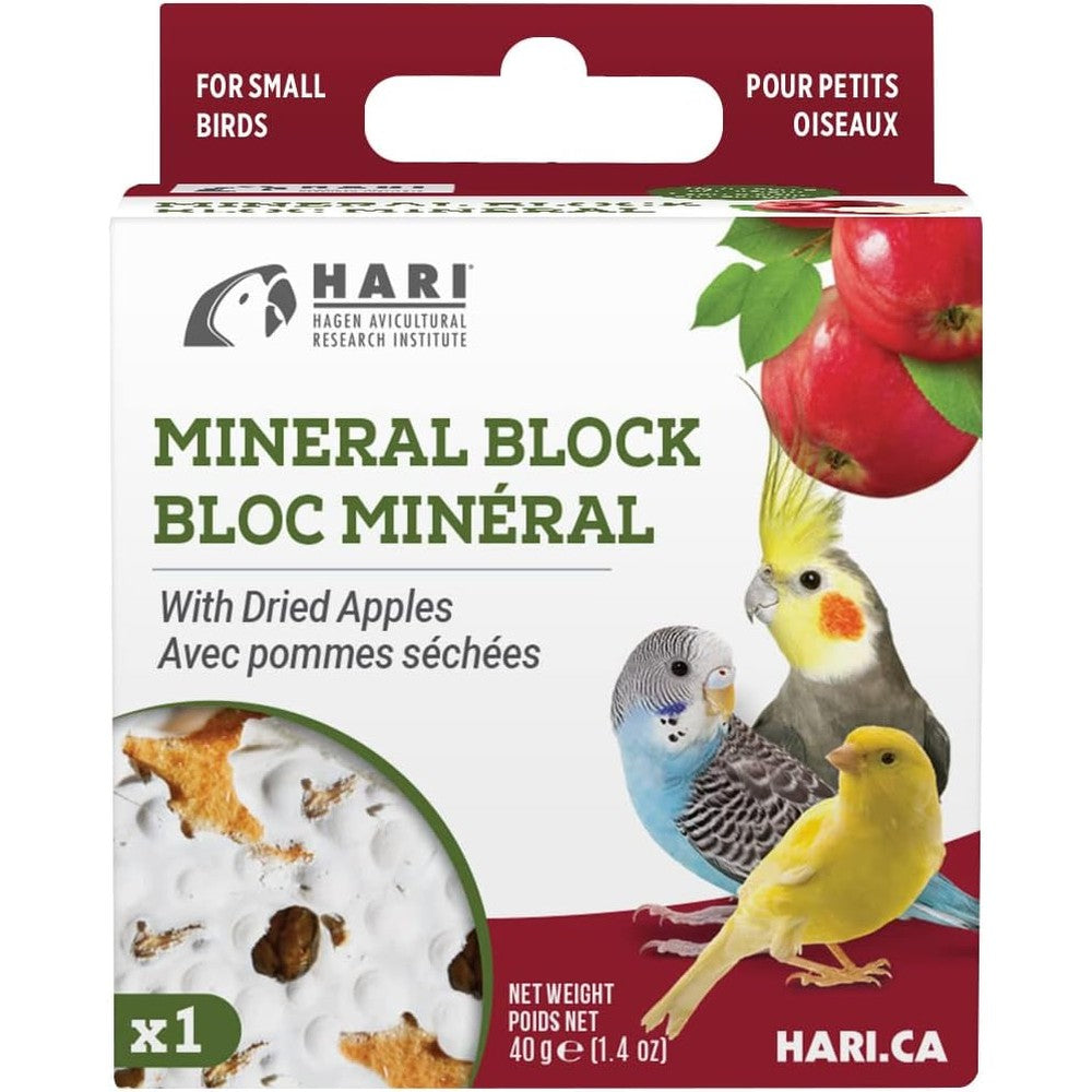 Hagen Hari Mineral Block with Dried Apples front packaging view
