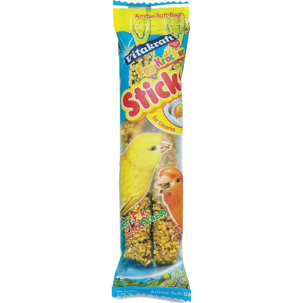 Vitakraft Canary Egg Stix front view packaging bird treat