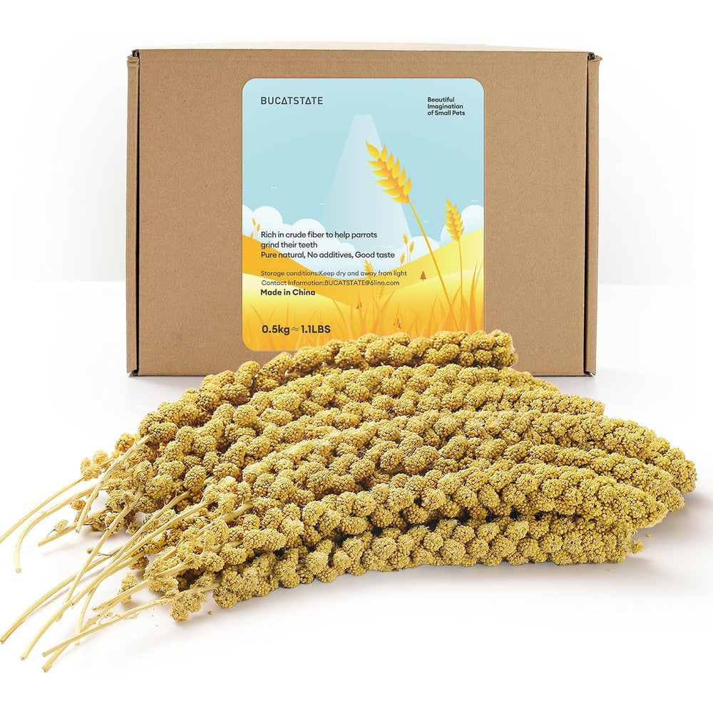 Bucatstate spray millet for birds front view package