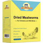Hatortop 10 lb dried mealworms front view packaging
