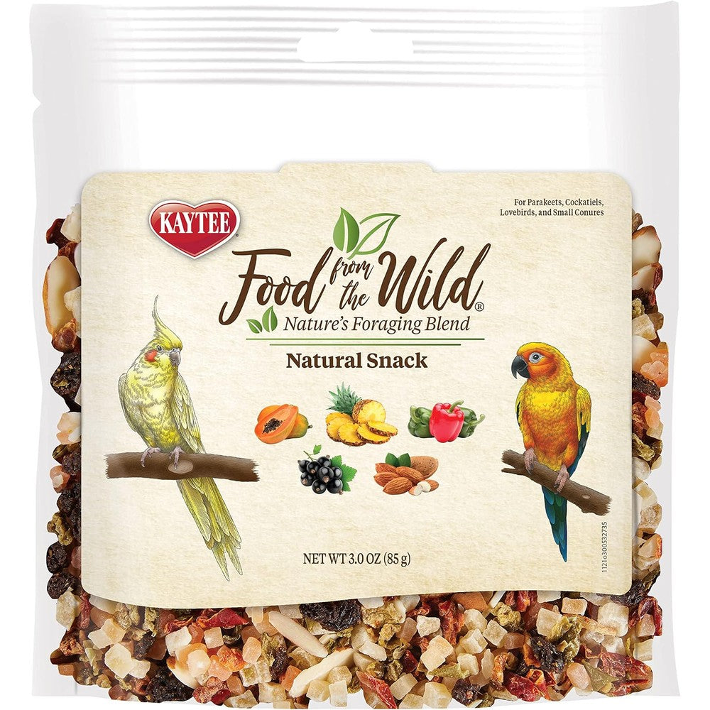 Kaytee Food From The Wild Natural Bird Snack front view packaging