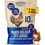 Hatortempt Black Soldier Fly Larvae 10 lb bag front view poultry supplement