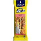 Vitakraft Crunch Sticks Cockatiel Treat Apricot and Peach front packaging view.
